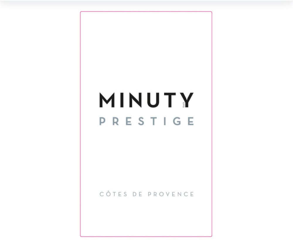 Chateau Minuty Prestige Rose 2022 :: Rosé