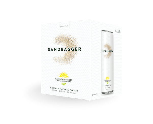 Sandbagger Lemon Lime Seltzer 4-12oz Cans :: Ready to Go Cocktails
