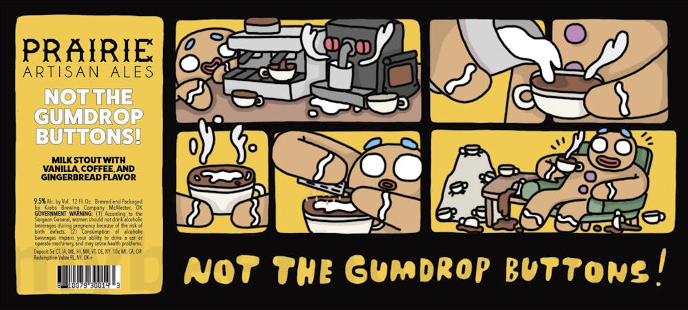 Prairie Artisan Ales Not The Gumdrop Buttons! 12oz Can :: Stout/Porter