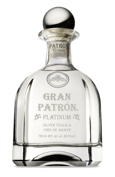 Patron Gran 'Platinum' Tequila 750ml