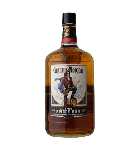 Rum 1.75L Captain :: Morgan PET 100proof Spiced Rum