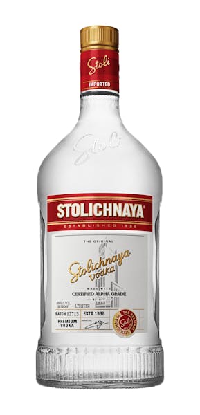 Stoli Vodka (Stolichnaya) 80 Proof - 1.75L - Lowest Prices