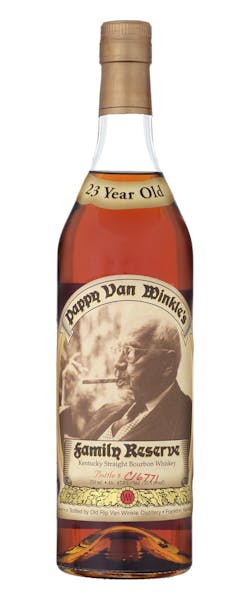 Pappy Van Winkles 23yr 95.6prf 23 year Family Reserve Bourbon