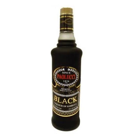Paolucci Black Sambuca 750ml 80pf