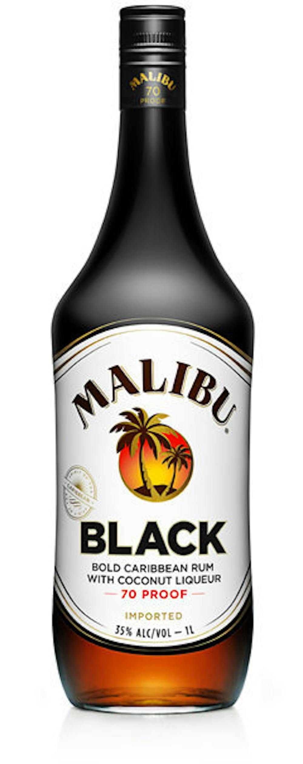 Malibu 'Black' 70prf 1.0L Rum :: Rum