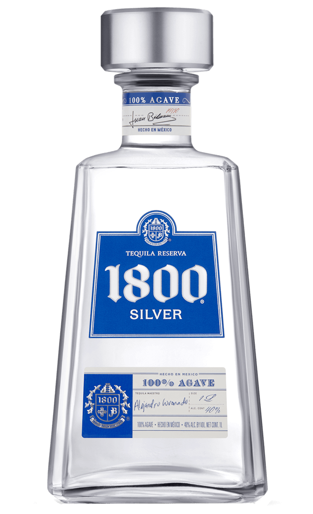1800 Silver Tequila 80proof 1.0L :: Tequila