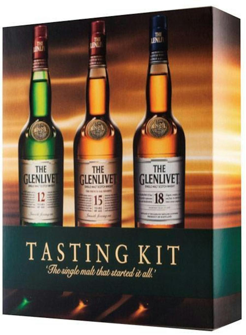 THE GLENLIVET 12年 & 15年 セット Glenlivet 12/15/18yr 200ml Tri-Pk :: Single Malt Scotch
