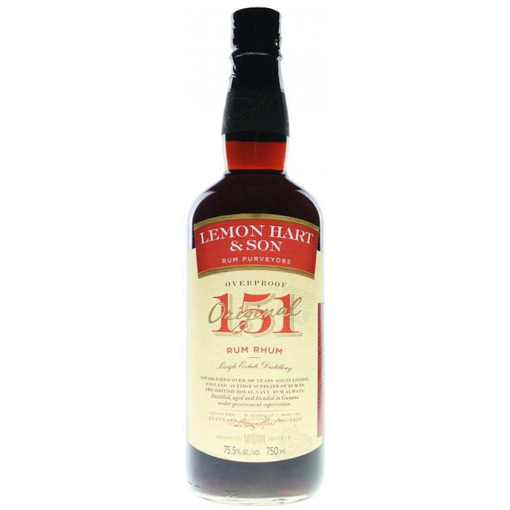 Lemonhart 'Overproof 151' Rum 750ml :: Rum