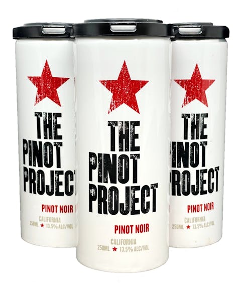 The Pinot Project Pinot Noir 4-250ml Cans :: Can Wine Wine Cocktails