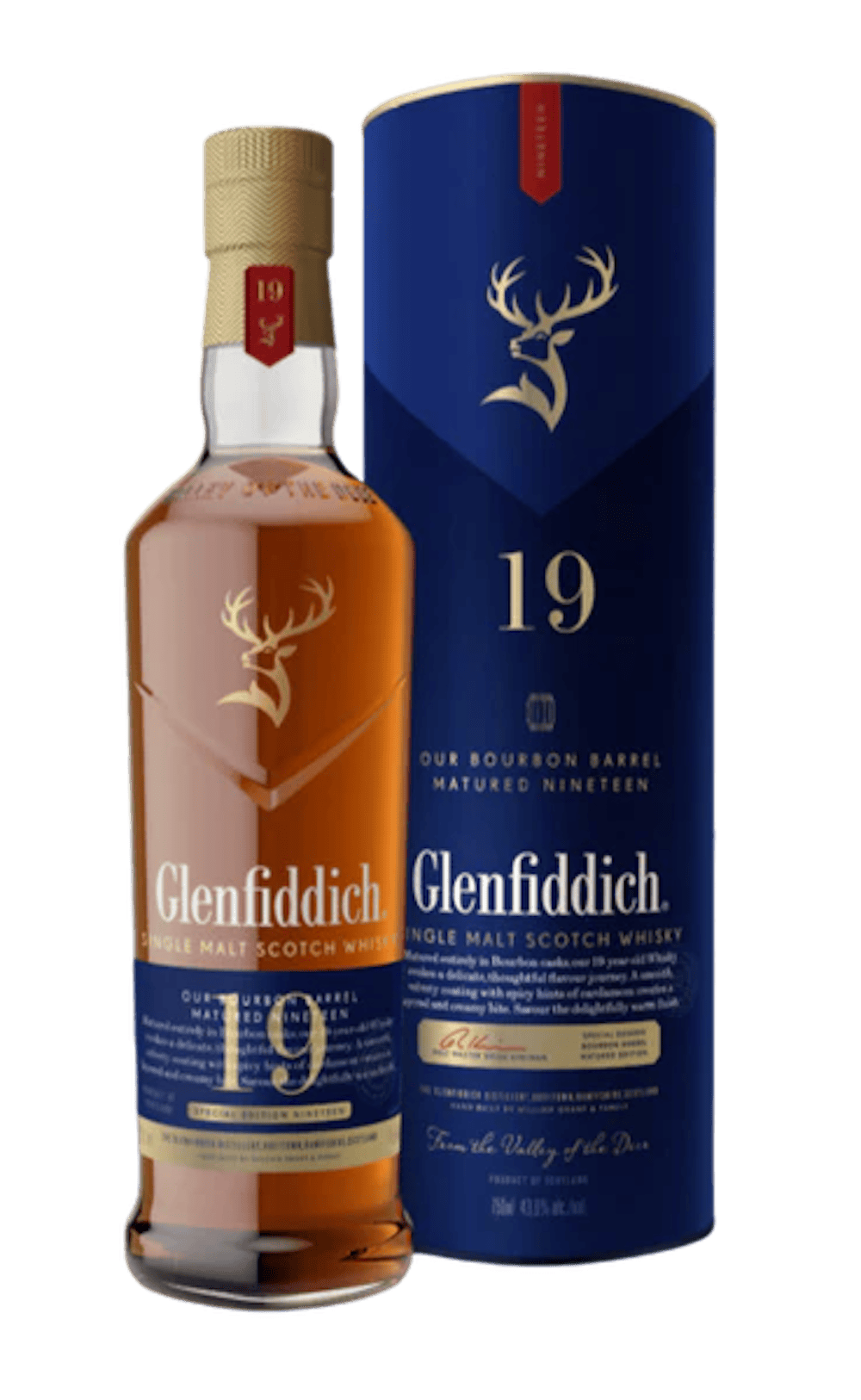 Glenfiddich Bourbon Barrel 19year Single Malt Scotch :: Single