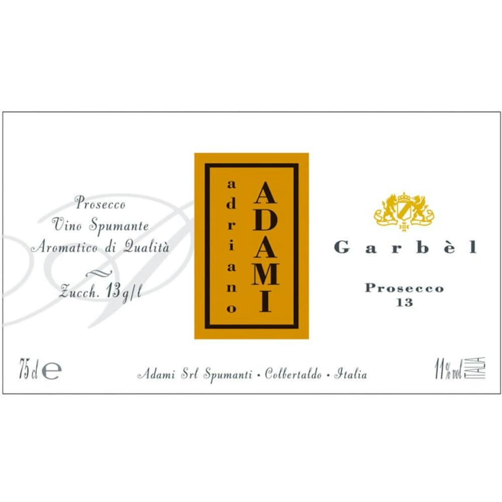 Adami Garbel Prosecco Brut NV :: Bubbly Dry