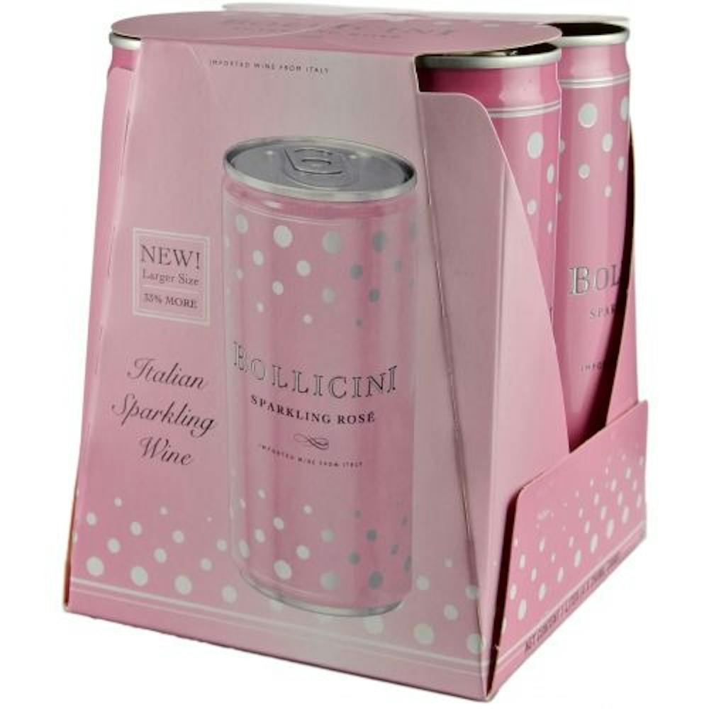 Babe 'Sparkling' Pinot Grigio 4-187ml Cans :: Can Wine