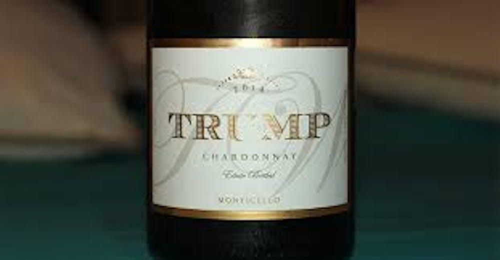 Trump Chardonnay 2021 Monticello トランプワイン Trump Winery