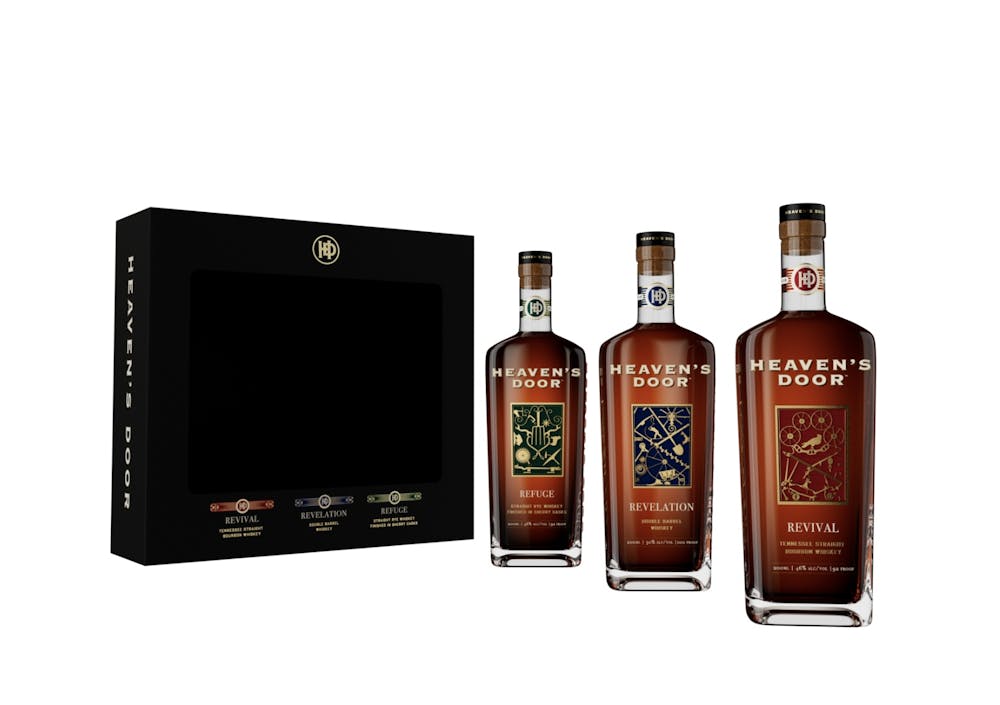 Heaven's Door 'Trilogy' Gift Set 3-Pack 200ml :: Bourbon