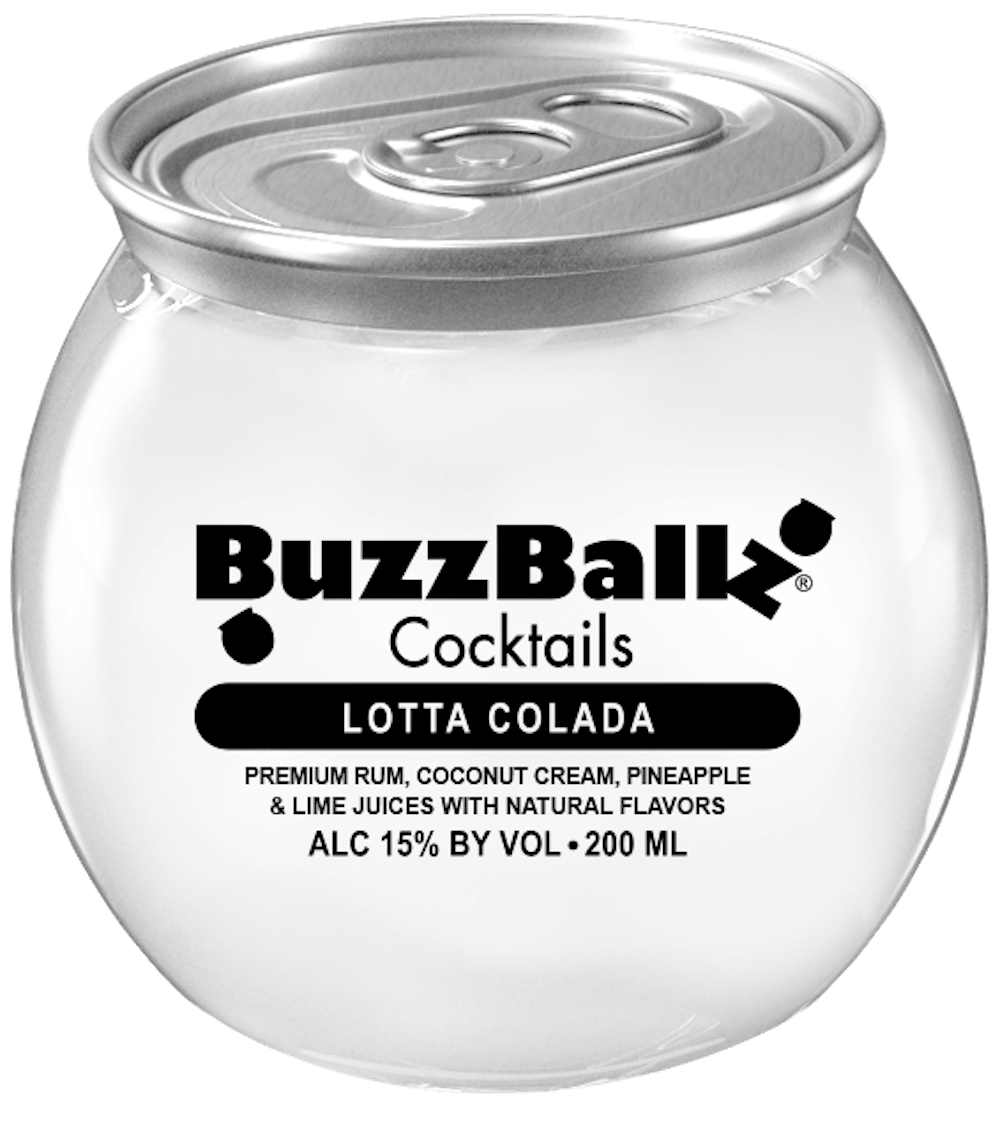 【1000本】 BuzzBallz バズボール カクテル LOTTA COLADA 200ml 15％ コレクション用 輸入酒 Buzzballz Lotta Colada 200ml :: Ready to Go Cocktails
