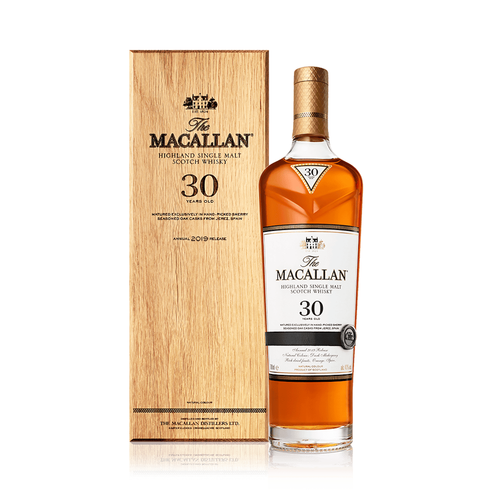 The Macallan Sherry Oak 30year Single Malt Scotch 750ml :: Single