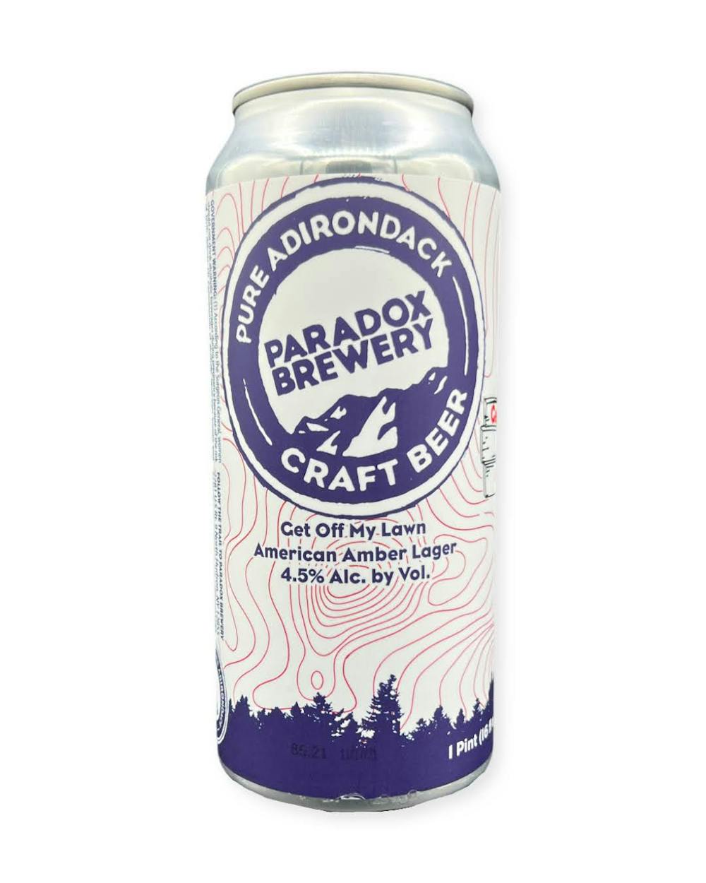 Paradox Brewery Get Off My Lawn 16oz Can :: Pilsner/Lager