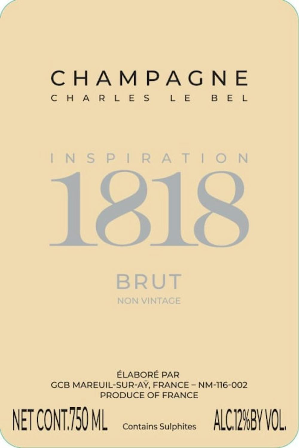 レア!! Maison Charles 'Cheval' ビンテージ 1818 NV Brut Champagne 750ml - Legacy Wine and Spirits