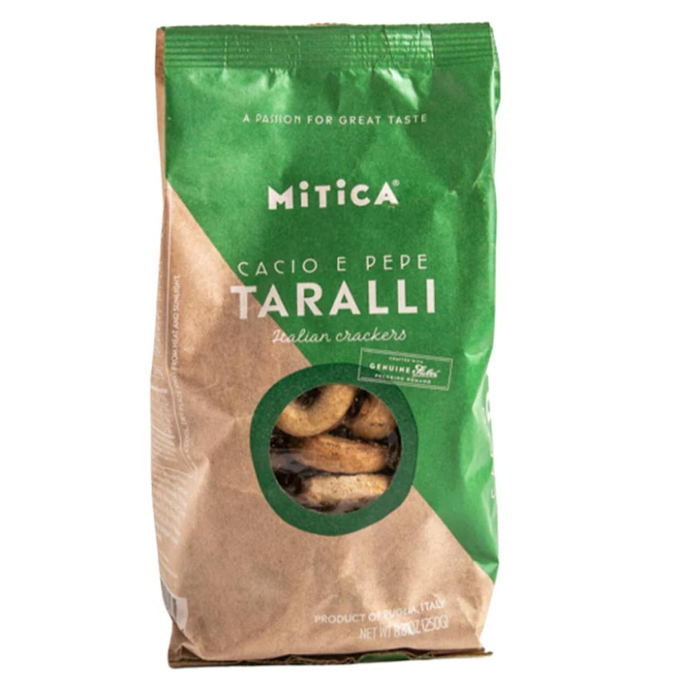 Mitica Cacio E Pepe Taralli Italian Crackers 8.8oz :: Snacks