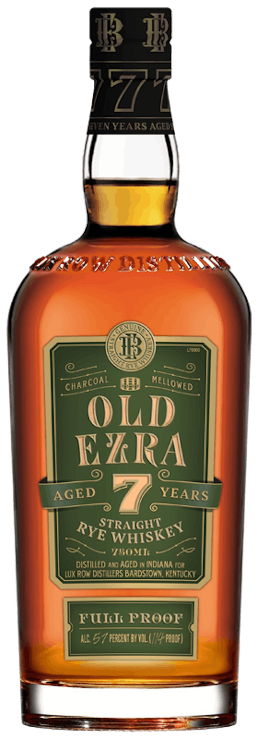 Ezra Brooks Old Ezra 7year Straight Rye Whiskey 114proof :: Rye