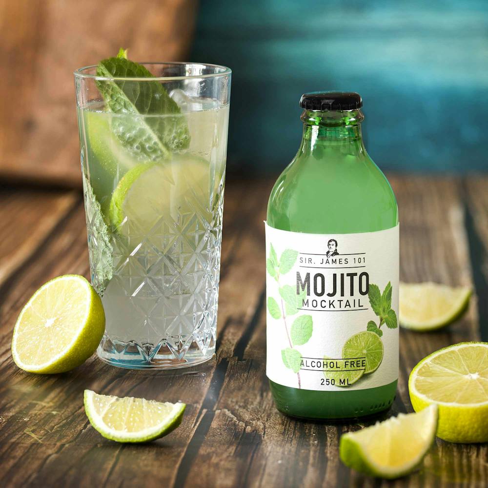 Sir James 101 Alcohol Free Mojito 250ml :: Non-Alcoholic Ready to