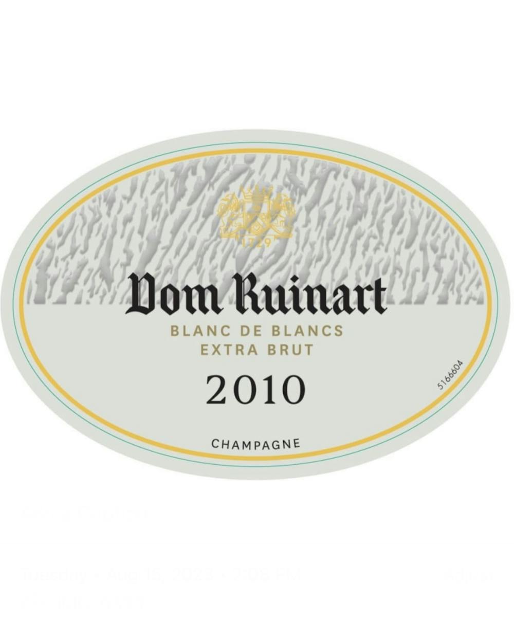 Ruinart 'Dom Ruinart' Brut Blanc de Blancs 2010 :: Bubbly Dry