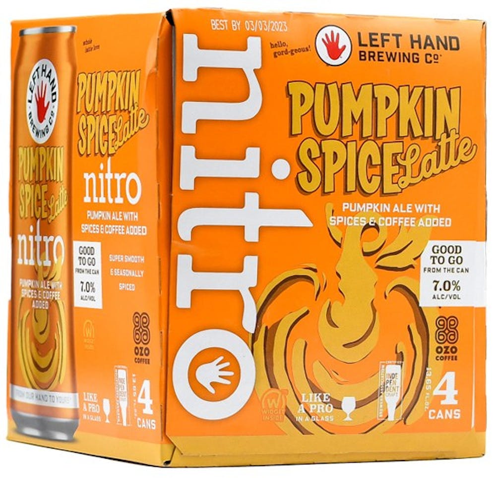 ドリンク×2、503×4 Left Hand Brewing Co. Pumpkin Spice Latte Nitro 4-13.6oz :: Other