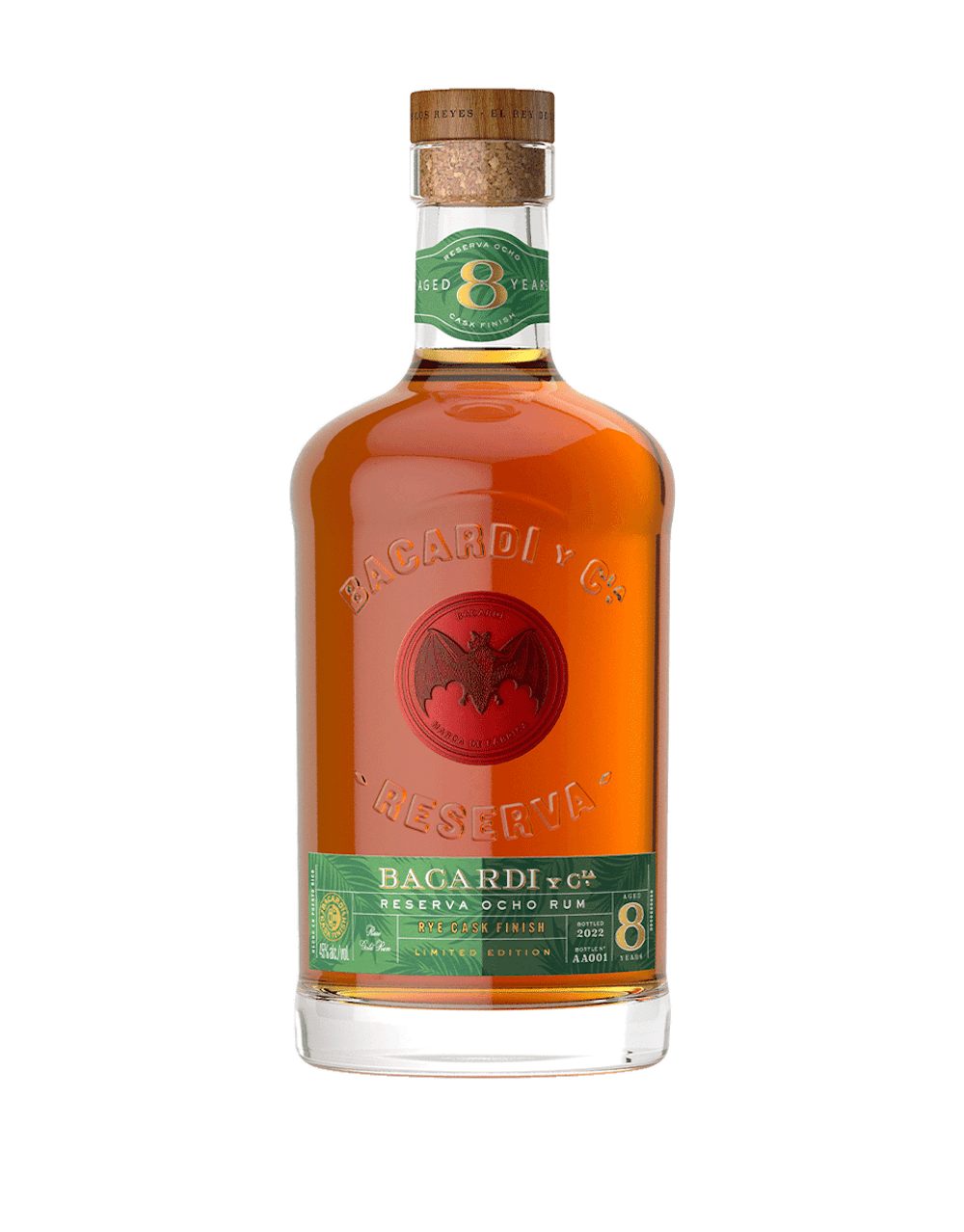 Bacardi Ocho Rum Rye Cask Finish 8year :: Rum