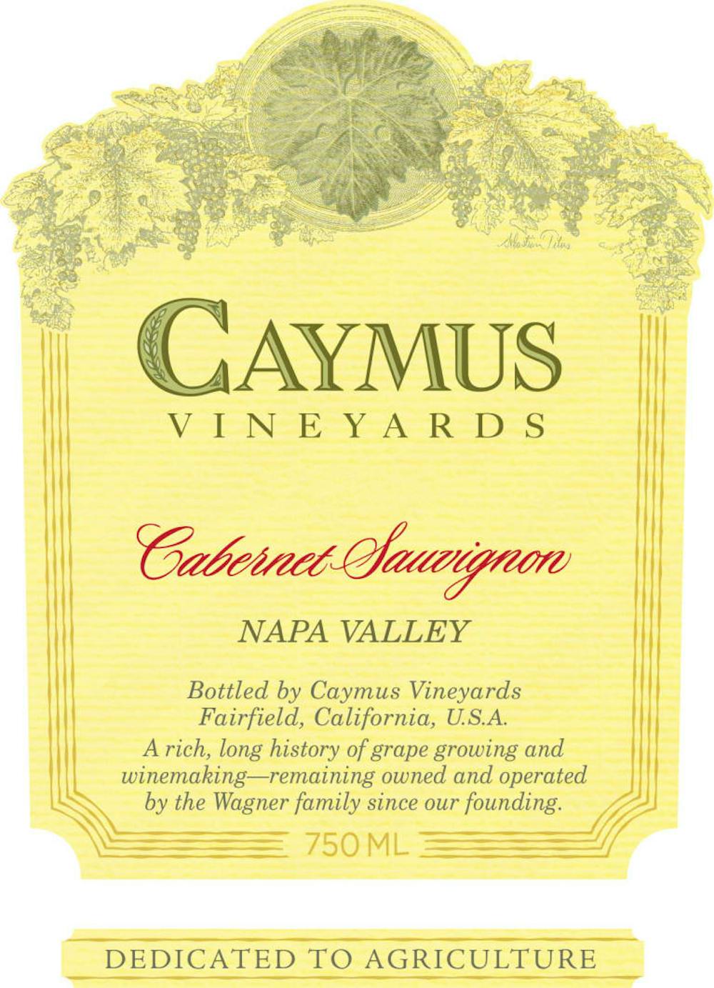 Caymus Vineyards Cabernet Sauvignon 2021 :: Cabernet Sauvignon