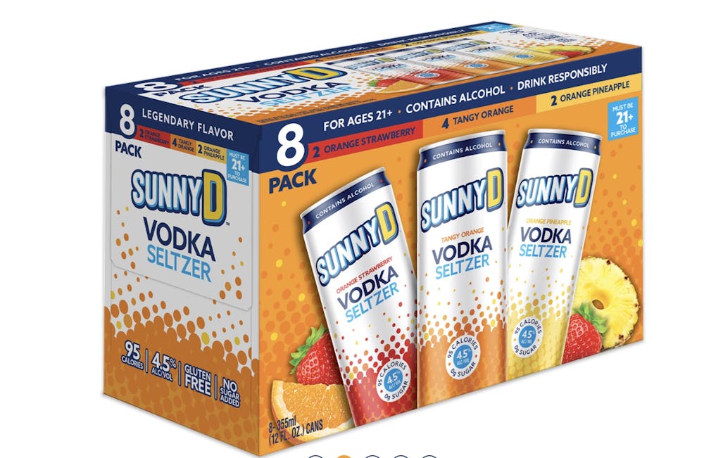 Sunny D 'Variety Pack' Vodka Seltzer 8-355ml Cans :: Ready to Go