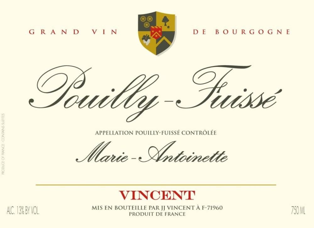 アクエリアンエイジ　プリンセス・ローズ“ローズマリー・フォンブリューヌ” VF Vincent 'Marie Antoinette' Pouilly Fuisse 2022 :: Burgundy White