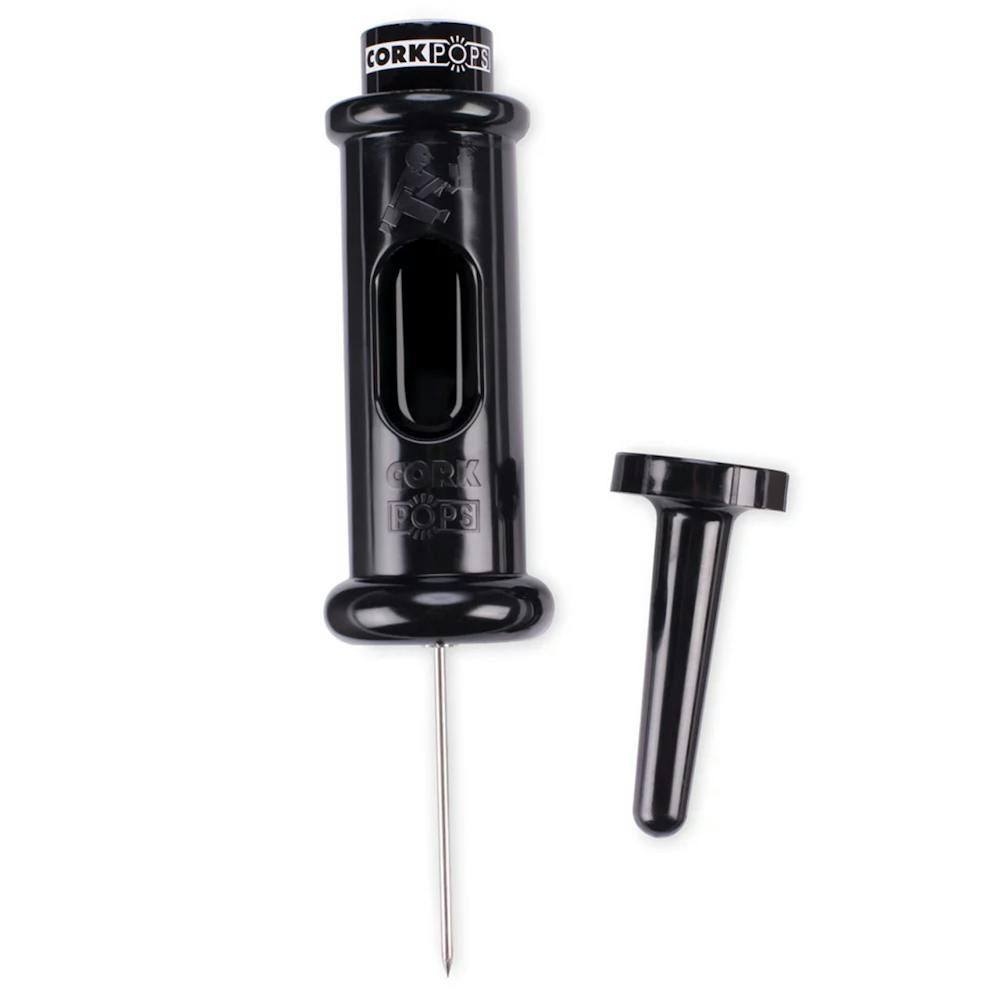 Cork Pop Wine Opener (Black) :: Wine OpeneCorkscrews