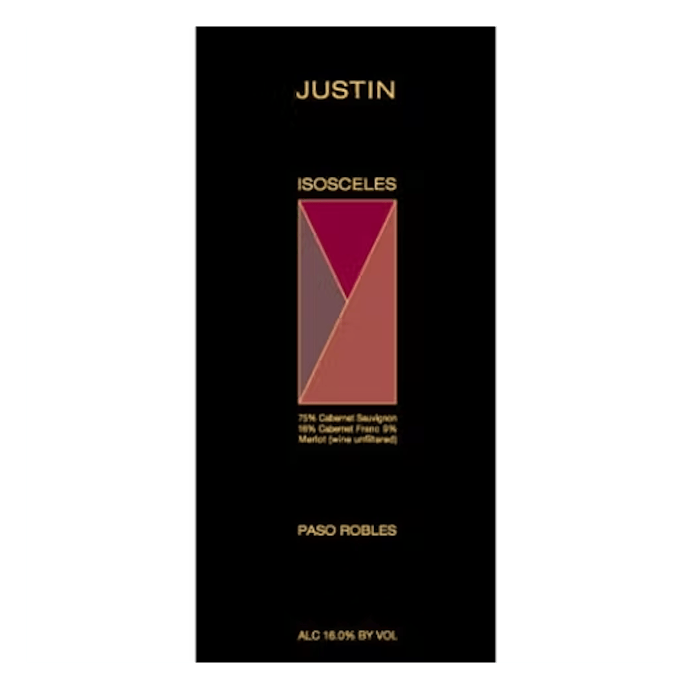 JUSTIN ISOSCELES 2020 ワイン Justin Isosceles 2020 750 ml.