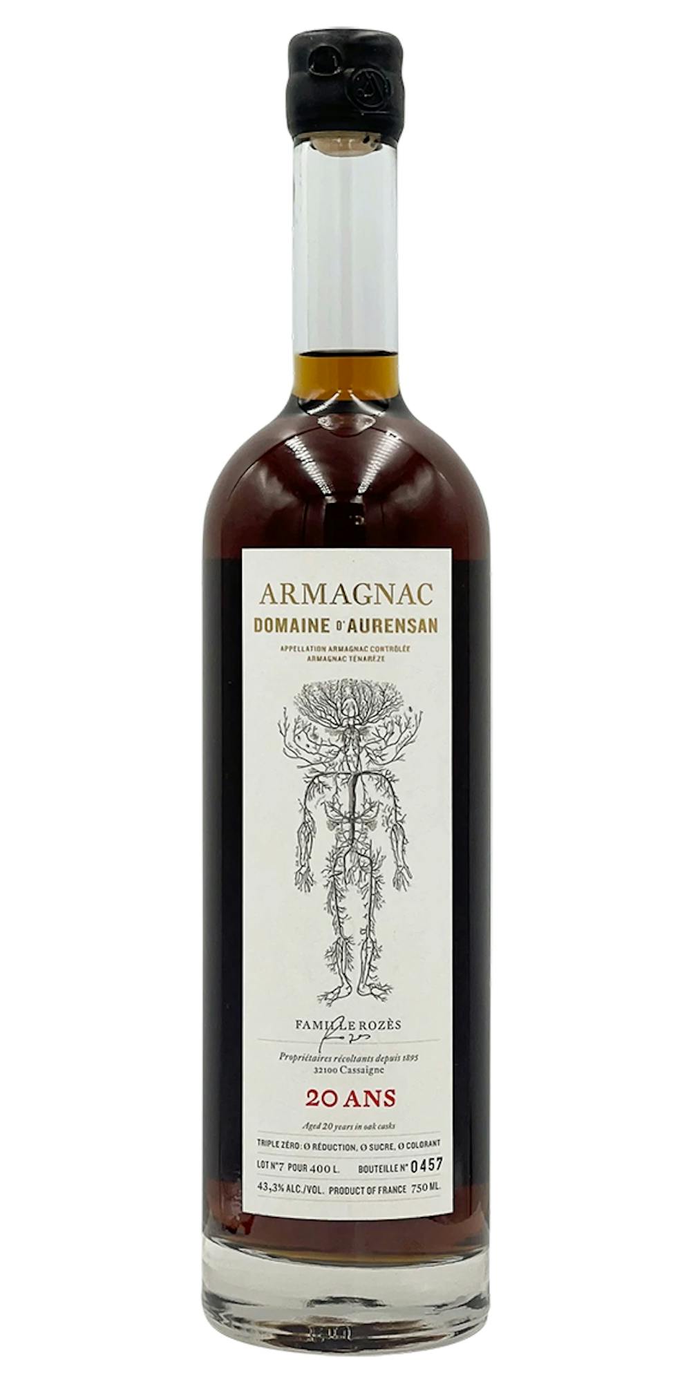 Domaine d'Aurensan 20 Year Armagnac 700ml :: Cognac & Armagnac