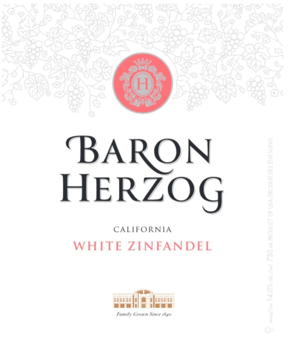 Baron Herzog White Zinfandel 2024 :: Sweet Blush