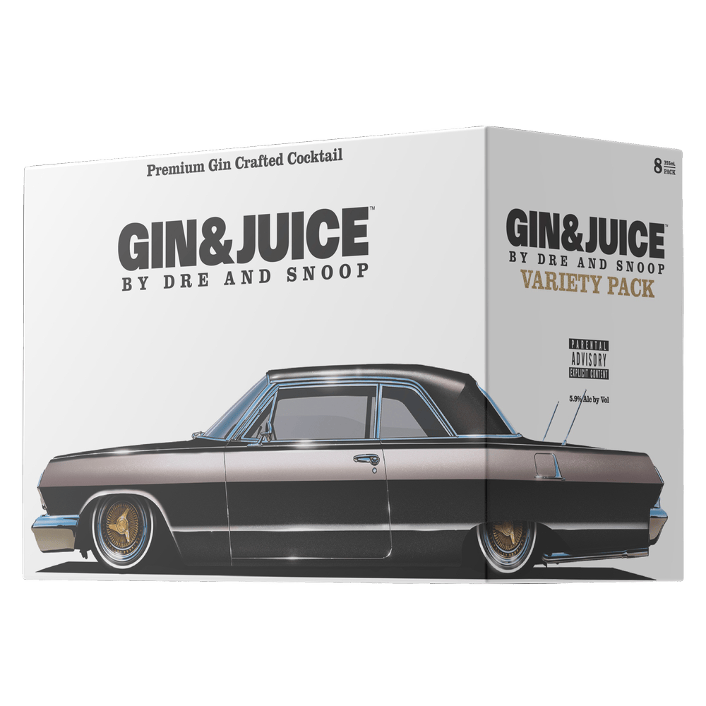 Gin & Juice Cocktails Variety Pack 8-355ml Cans :: Ready to Go