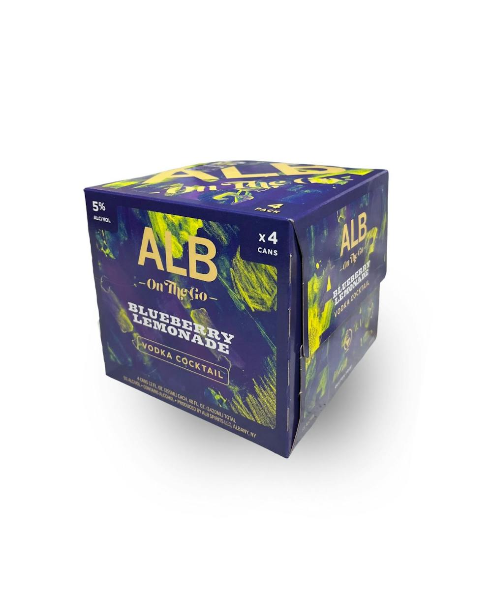 ALB On The Go Blueberry Lemonade & Vodka 4-355ml Cans :: Ready to