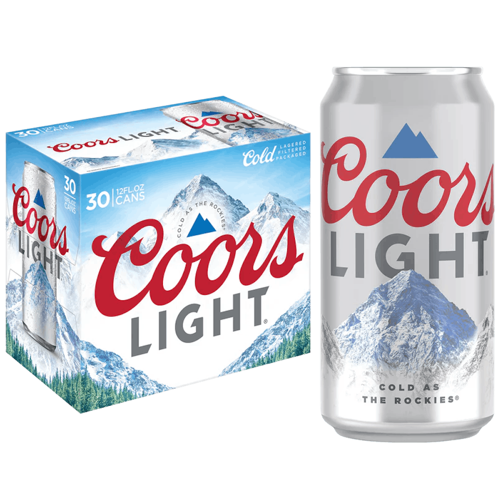 Coors Light Lager Beer 30-12oz Cans :: Pilsner/Lager