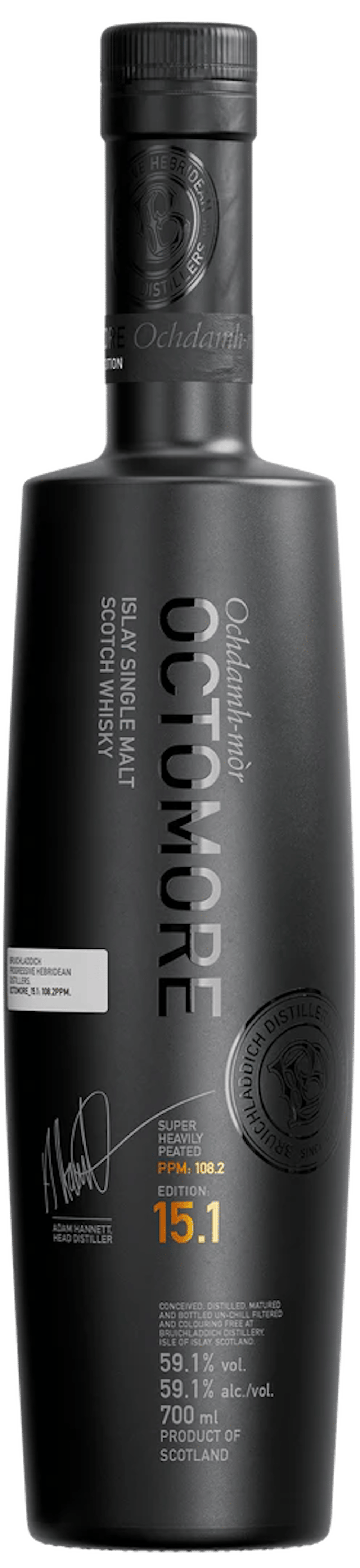 Bruichladdich 'Octomore 15.1' 118.2proof Single Malt Scotch