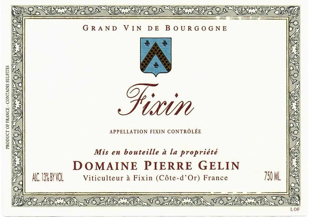 Pierre Gelin Fixin Rouge 2021 :: Burgundy Red