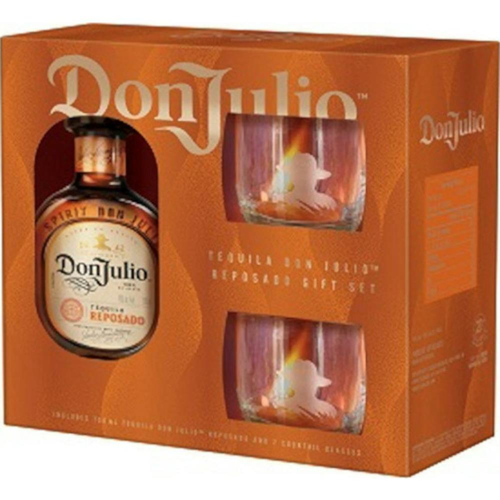 Don Julio 1942 2本セット Don Julio Gift Set 1942 Anejo Edition with Glasses, Chocolate and