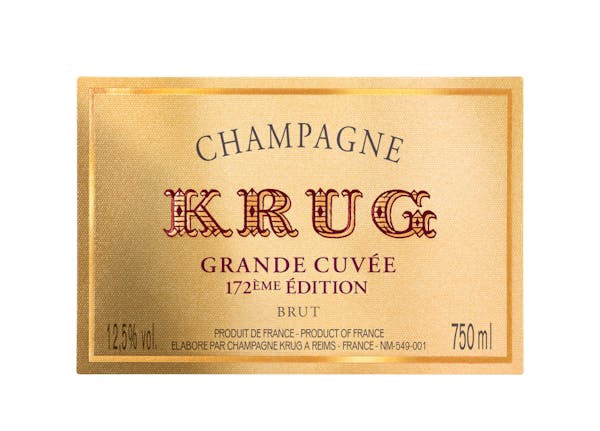 Krug Grande Cuvee NV Brut 172nd Edition with Gift Box :: Bubbly Dry Krug Grande Cuvee NV Brut 172nd Edition with Gift Box :: Bubbly Dry