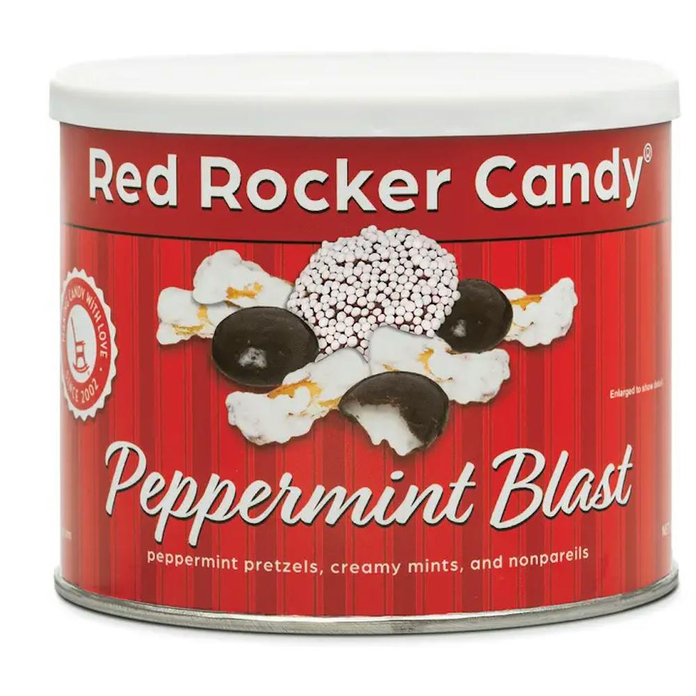 Red Rocker Candy Peppermint Blast 8oz by Virginia Diner :: Snacks