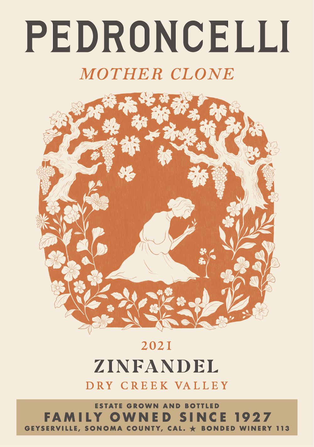 Pedroncelli 'Mother Clone' Zinfandel 2022 :: Zinfandel