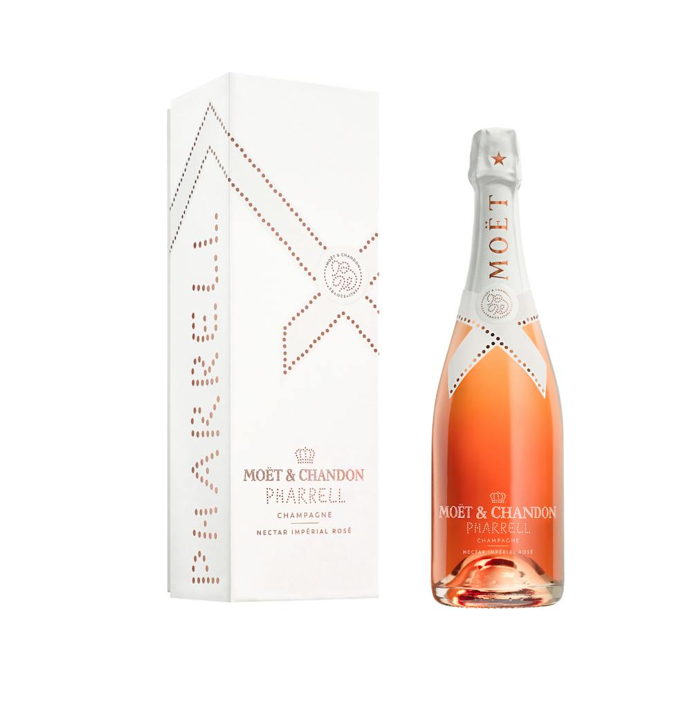 Moet & Chandon Pharrell Nectar Imperial Rose NV :: Bubbly Sweet