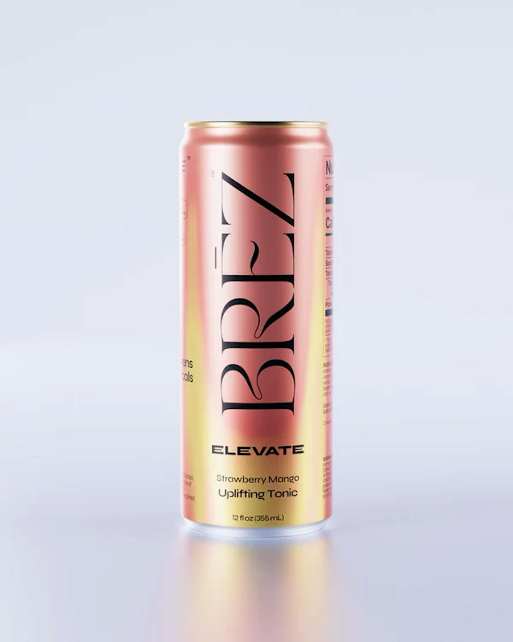 BREZ 'Elevate' Strawberry Mango Uplifting Tonic 12oz Can