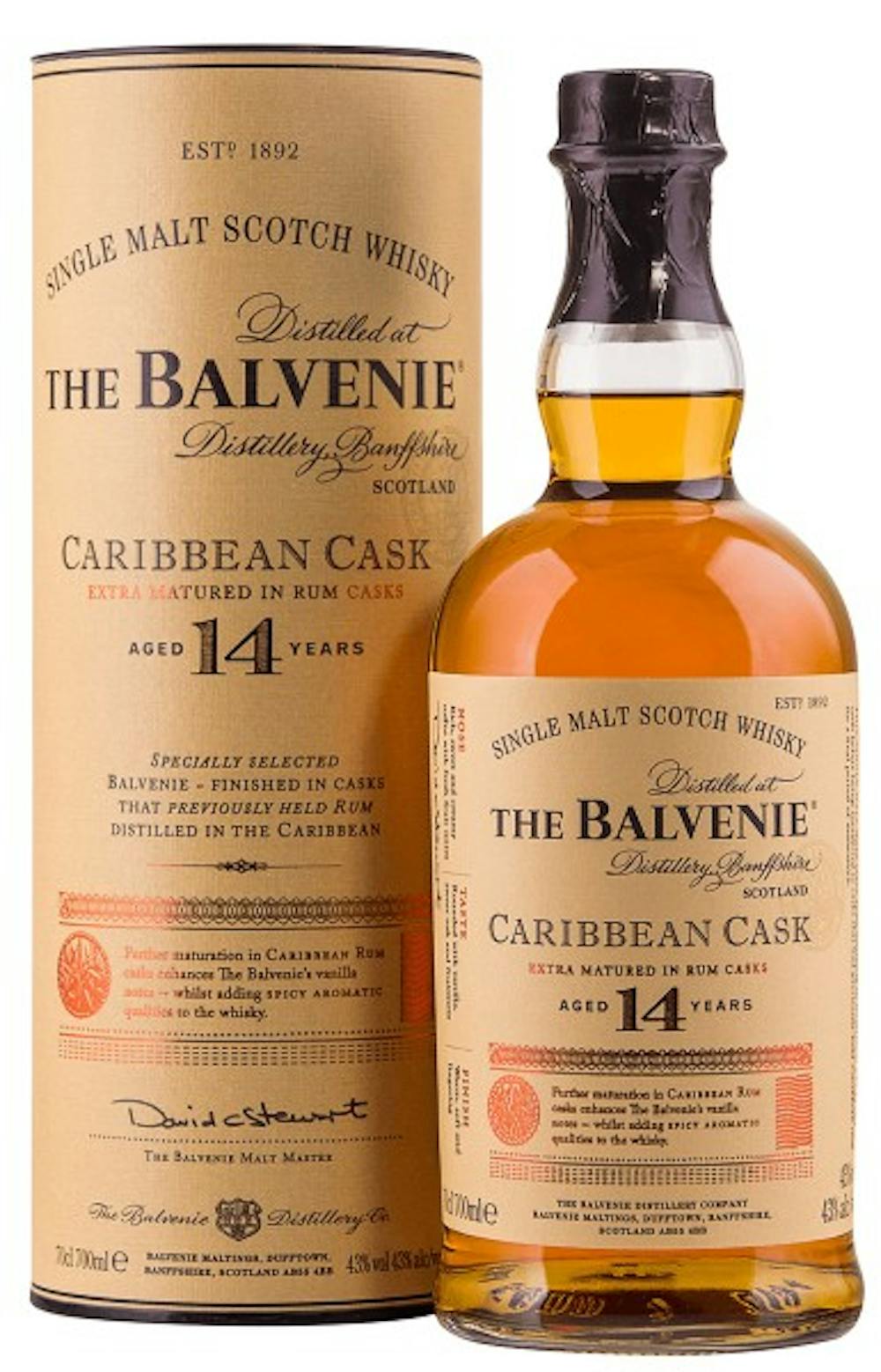 Balvenie 14year 'Caribbean Cask' Single Malt Scotch 750ml